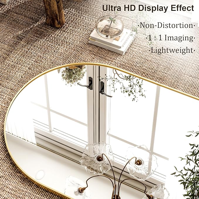 HARRITPURE 86x46 inch Full Length Mirror - Image 3