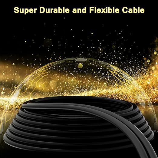 RCA Cable 100 FT, 2RCA to 2RCA Stereo Audio Cable, 【Zinc Alloy Shells, - Image 3