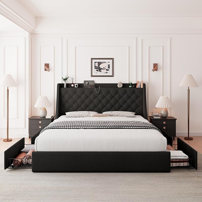 Feonase Upholstered Full Size Bed Frame - Image 3