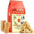 150 pcs Natural Fire Starters for Fireplace, Wood Stove, Charcoal Grill by Ebobo