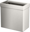 Gatco Modern Rectangle Wastebasket, Satin Nickel by Gatco