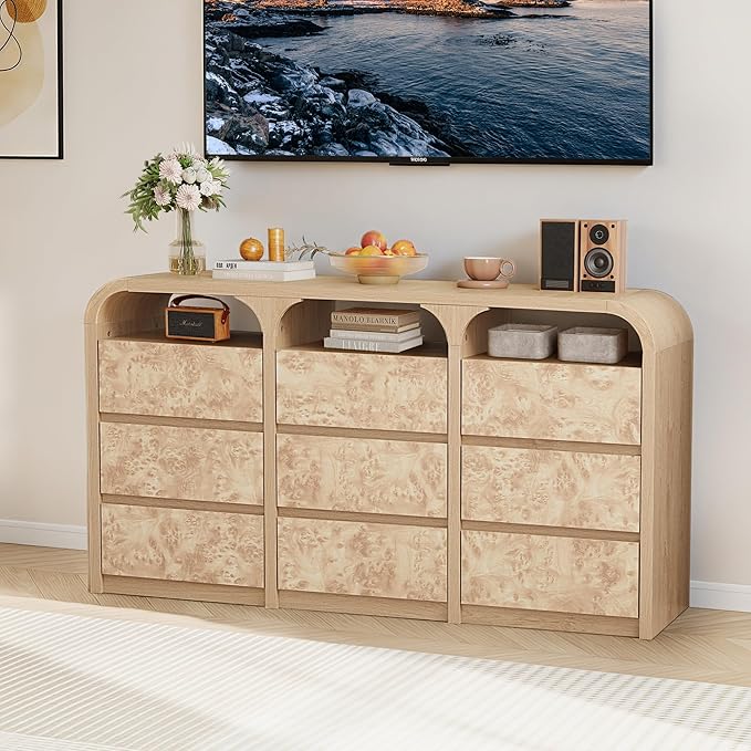 9 Drawer Dresser for Bedroom, Modern Chest of Drawers - Image 7