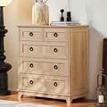 Farmhouse 5 Drawer Dresser for Bedroom, 33.2" Tall Small Dressers & Chest of by Joaxswe