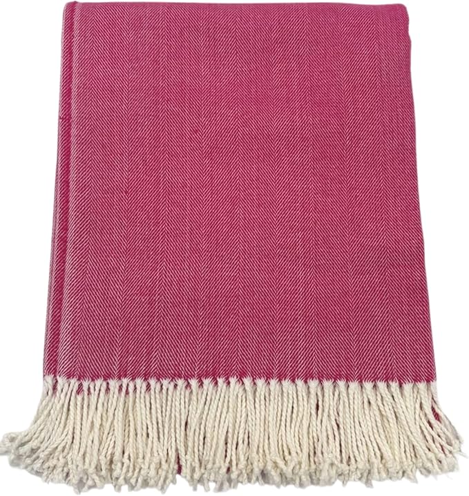 Alashan Cotton Acrylic Adirondack Herringbone Woven Throw - Image 2
