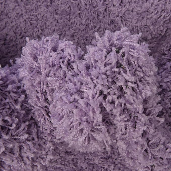 Unique Loom Solid Shag Collection Area Rug - Image 8