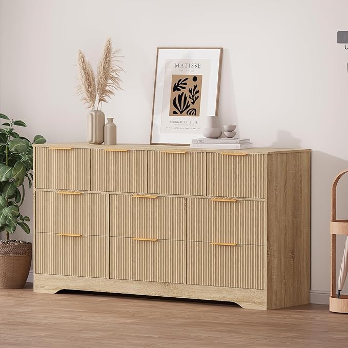 GarveeHome Fluted Dresser for Bedroom - Image 7