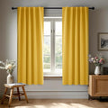 Deconovo Back Tab and Rod Pocket Drapes and Curtains Short Blackout Curtains by Deconovo