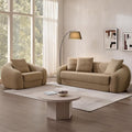 SICOTAS Curved Sofa Couch Bed for Living Room Convertible Futon Cloud Boneless by SICOTAS