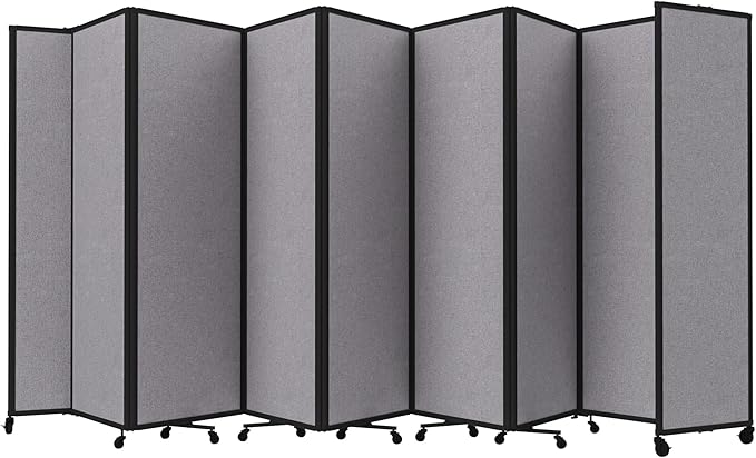 Versare Room Divider 360 Portable Wall Partition | Folding Panels | Large by VERSARE