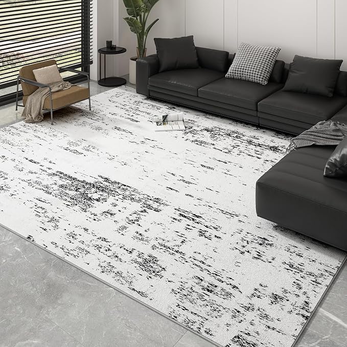 Area Rugs 8x10, Modern Abstract Machine Washable Rugs - Image 3