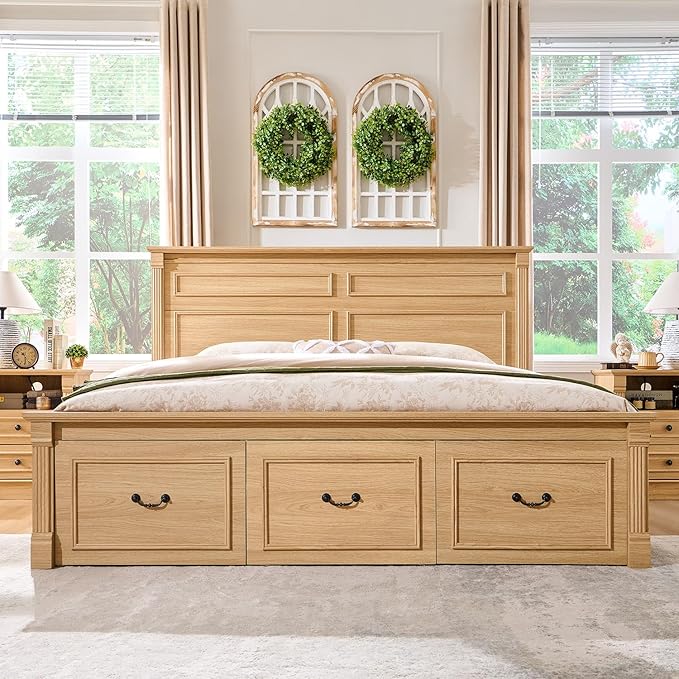 Farmhouse King Size Bed Frame - Image 3