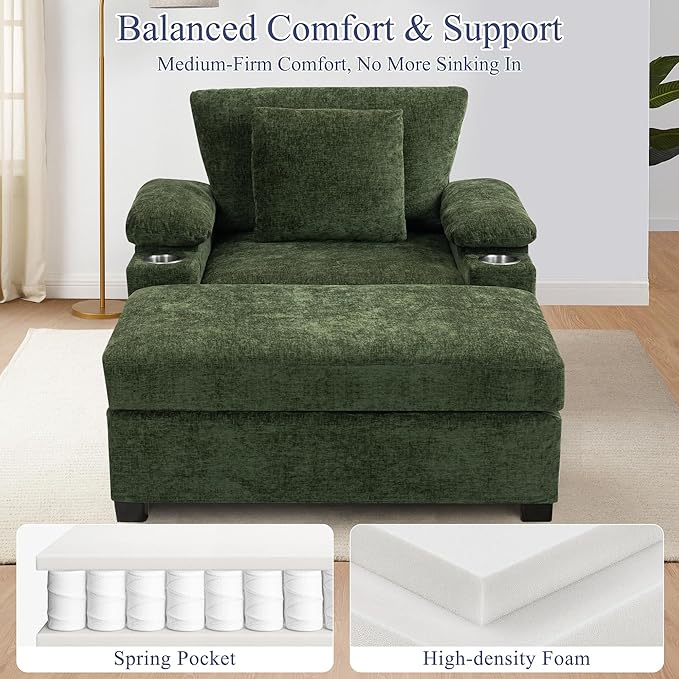 SUNWAVE 58" Chaise Lounge Chair - Image 6