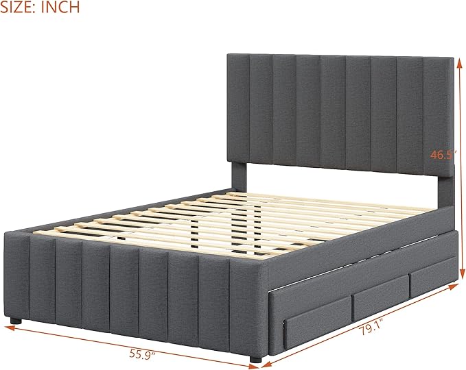 Bellemave Full Size Bed Frame - Image 2