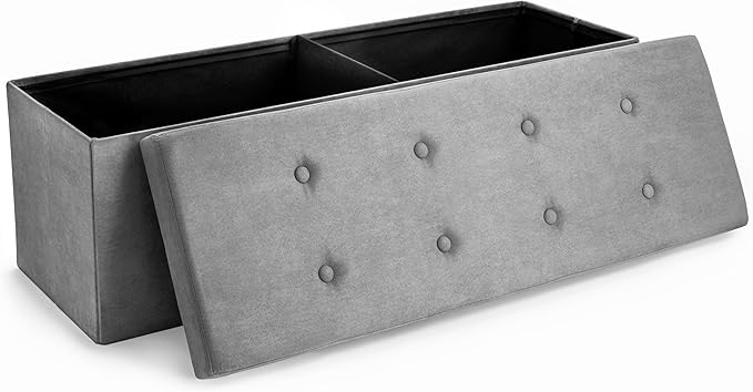 Sorbus Storage Ottoman Bench – Collapsible/Folding Bench Chest by Sorbus