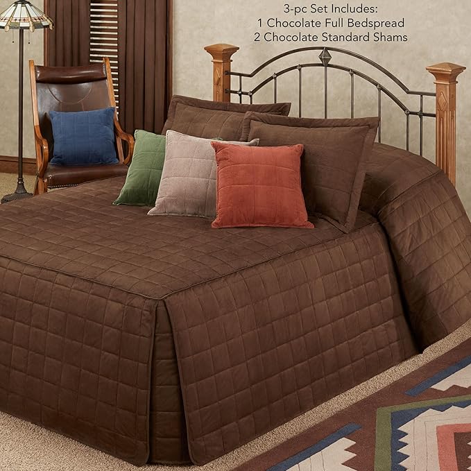 Touch of Class Camden Luxury Bedding | Neutral Chocolate Brown Color | Grande - Image 2