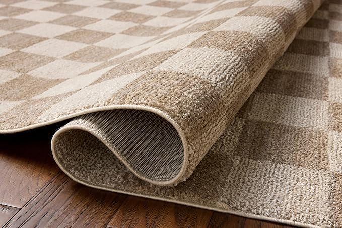 Loloi Chris Loves Julia Calvin Collection CLV-01 Pebble/Ivory 3'-6" x 5'-6" - Image 5