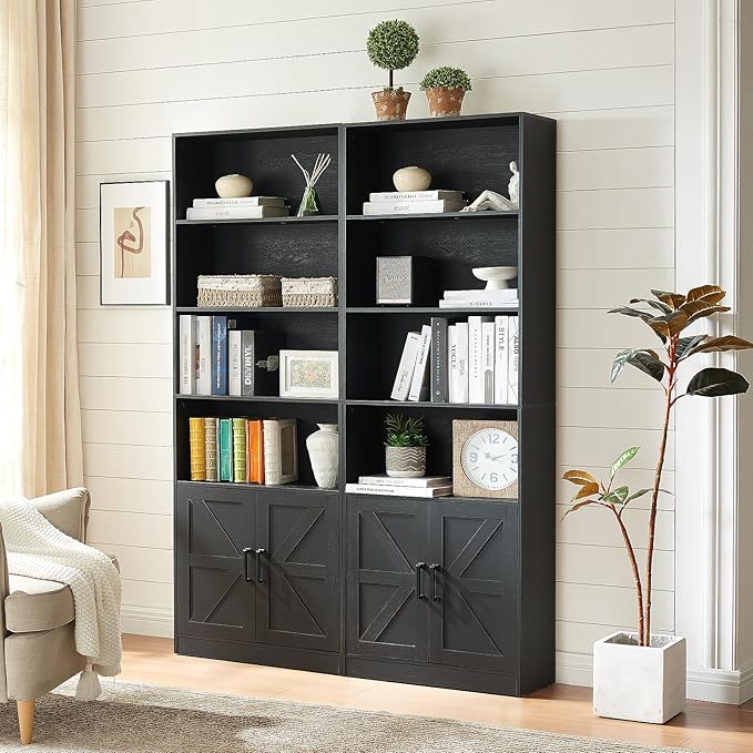 RWYHG 70in Tall Bookshelf 6 Tier Bookcase - Image 4