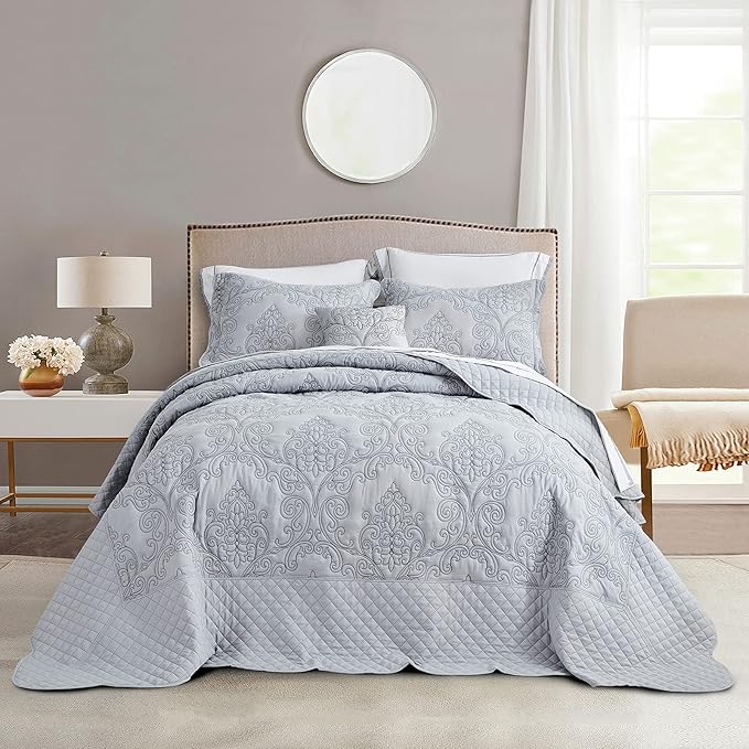 CHIXIN Bedspread Coverlet Quilt Set Full Size by CHIXIN