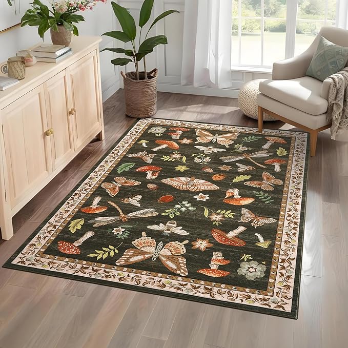 4x6 Rug Non-Slip Washable Carpet - Image 2