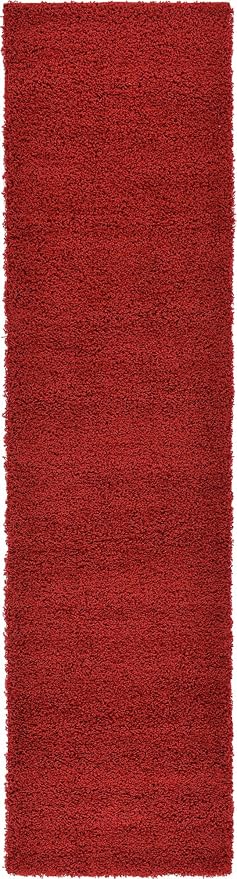 Unique Loom Solid Shag Collection Area Rug - Image 2