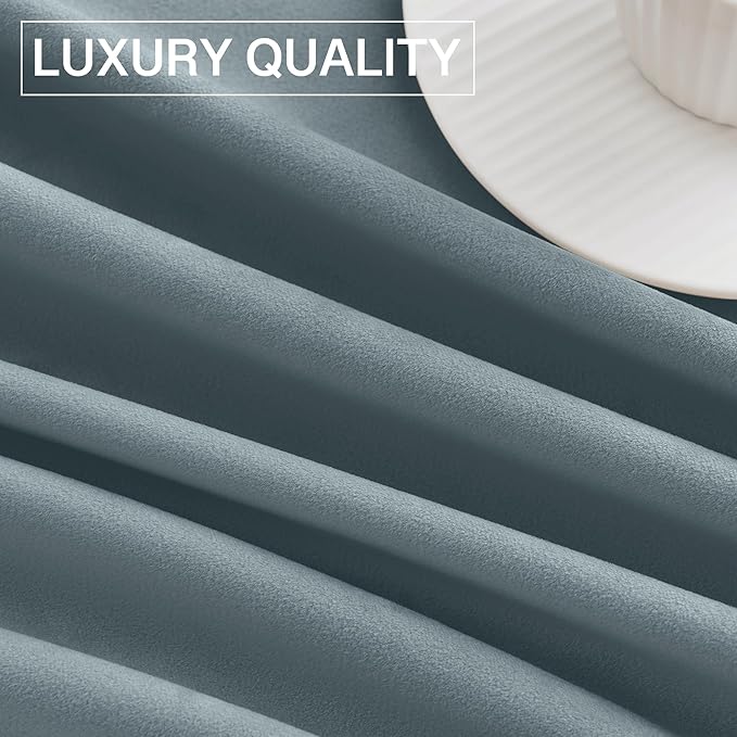 StangH Light Blue Velvet Curtains - Image 8
