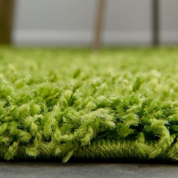 Unique Loom Solid Shag Collection Area Rug - Image 11