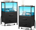 WLIVE Night Stand Set of 2 by WLIVE
