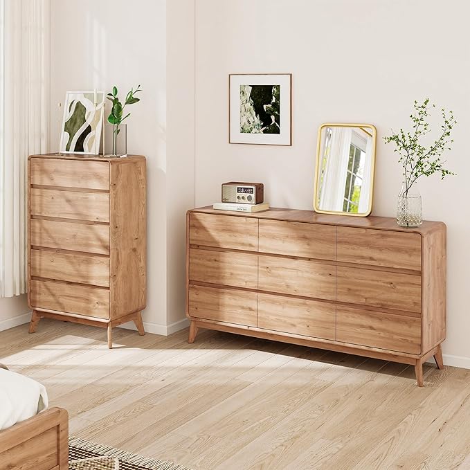 50" Tall Dresser for Bedroom, Vertical Dressers - Image 2