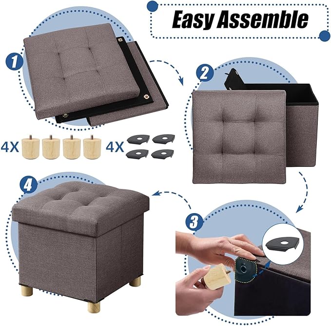 BRIAN & DANY 15 Inches Ottoman - Image 7