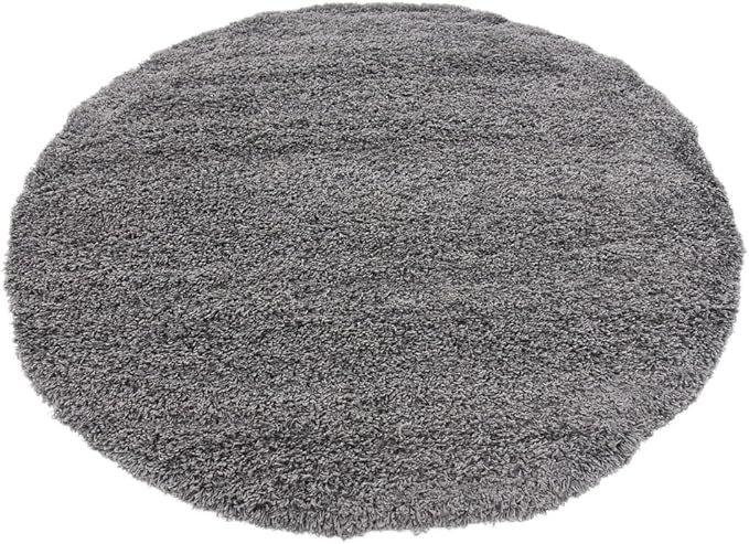 Unique Loom Solid Shag Collection Area Rug - Image 3