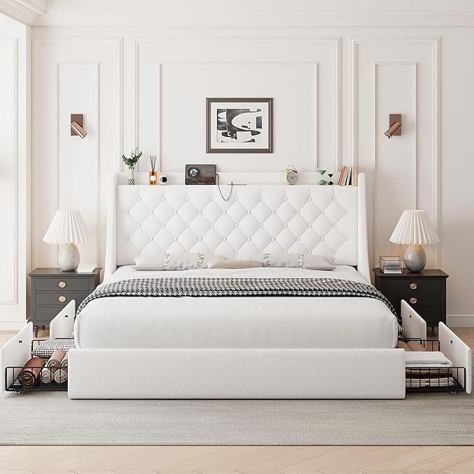 Feonase Upholstered Full Size Bed Frame - Image 7