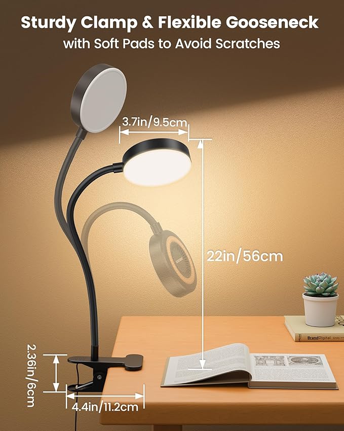 Glocusent 72 LED Clip on Lamp - Image 6