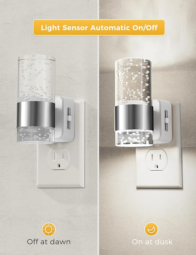 L LOHAS LED Night Light, Plug in Night Light - Image 2