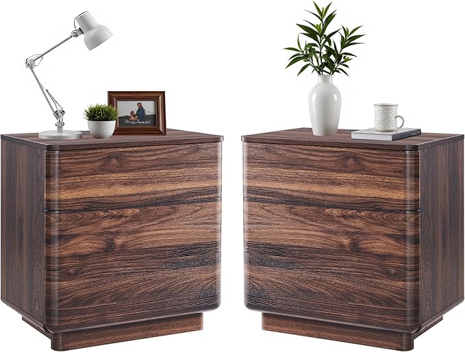 JXQTLINGMU 22" Modern Nightstand Set of 2 by JXQLINGMUFurniture
