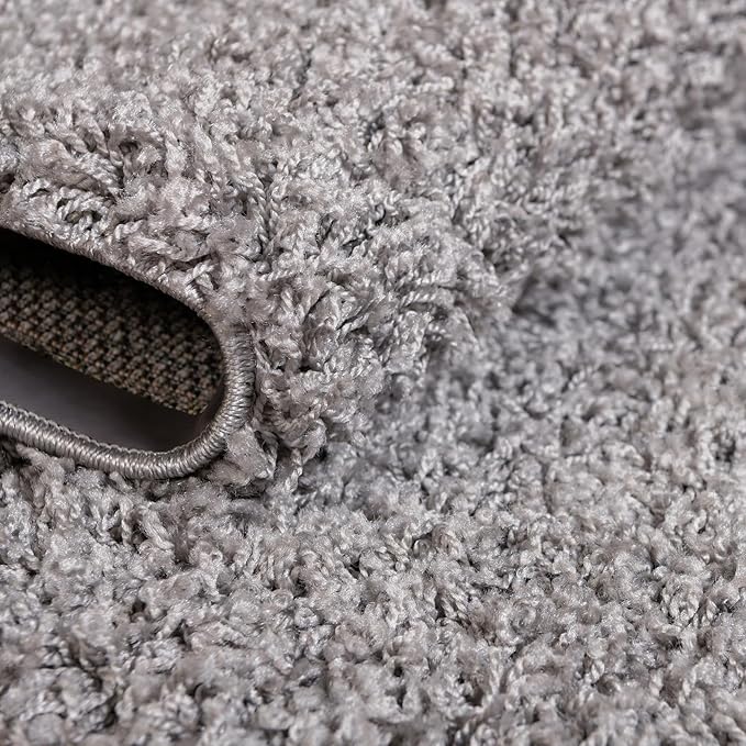 Unique Loom Solid Shag Collection Area Rug - Image 7