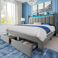 Allewie Velvet Vertical Tufted Queen Upholstered Platform Bed Frame by Allewie