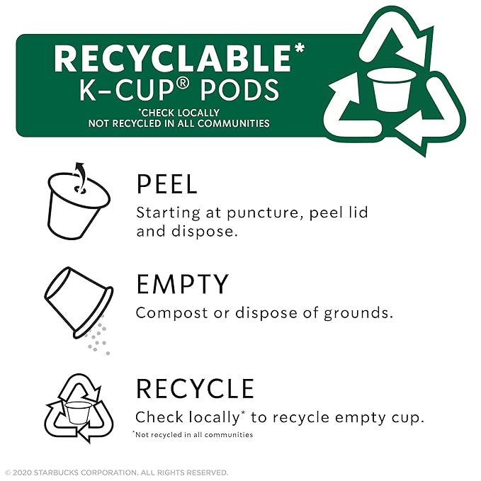Starbucks Medium Roast K-Cup Coffee Pods — House Blend - Image 5