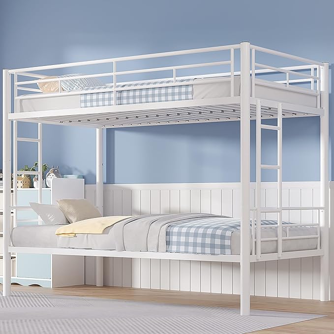 VECELO Bunk Bed Twin Over Twin, Metal Bunkbeds by VECELO