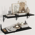 Dreamland Deep Floating Shelves, Wide Display Shelf Wall Mounted by Dreamland