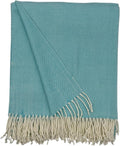 Alashan Cotton Acrylic Adirondack Herringbone Woven Throw by Alashan