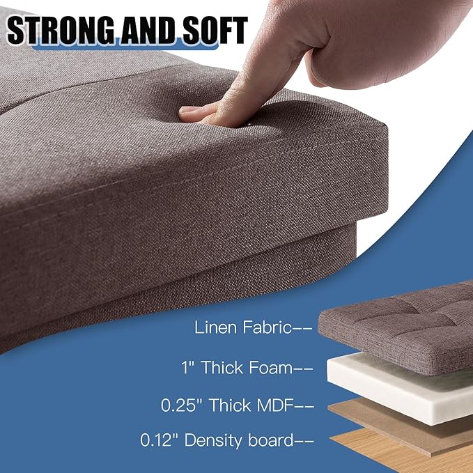 BRIAN & DANY 15 Inches Ottoman - Image 5