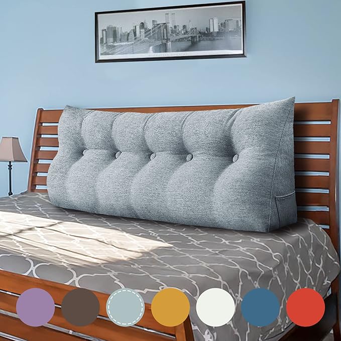 homecozy Wedge Headboard Pillow Dorm Room Reading Pillow Back Support - Image 7