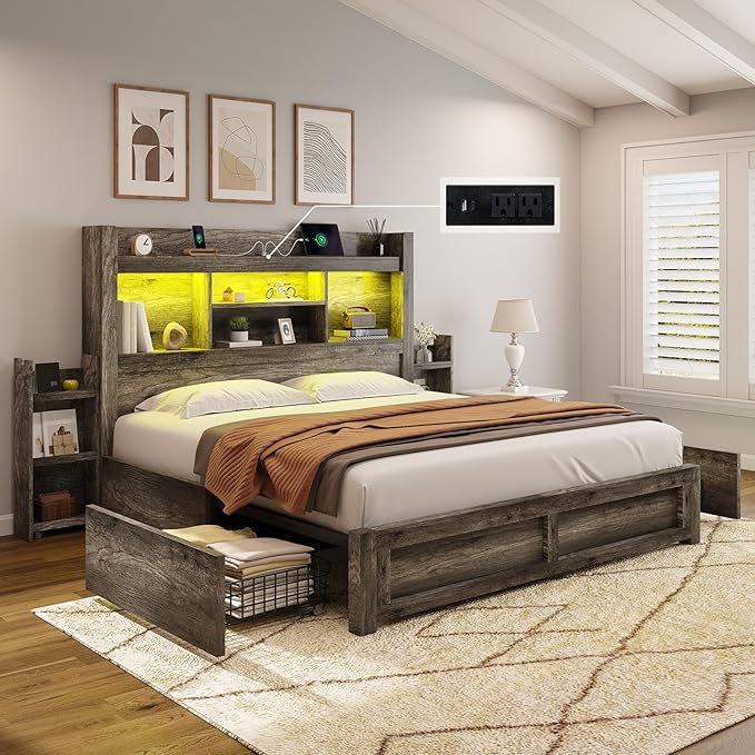 AMERLIFE Full Size Bed Frame by AMERLIFE
