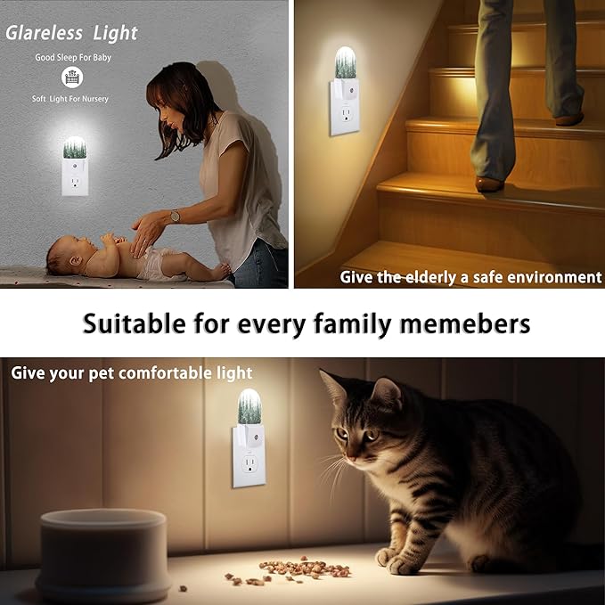 Axxitude Christmas Tree Forest Night Lights Plug into Wall - Image 7