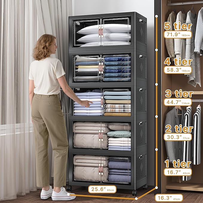Extra Large Stackable Storage Bins - Image 2