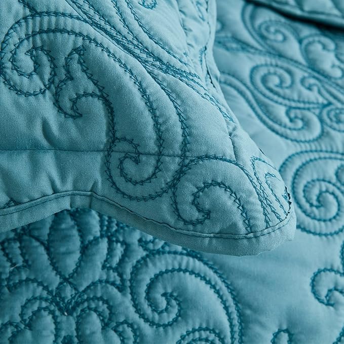 CHIXIN Microfiber King Pillow Shams Set of 2 - Image 4