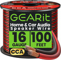 GEARit Pro Series 16AWG Speaker Wire, 16 Gauge Speaker Wire Cable Great Use by GEARit