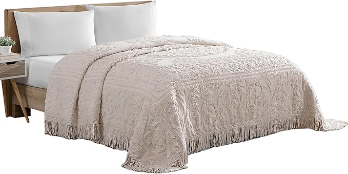 Beatrice Home Fashions Medallion Chenille Bedspread by BeatriceHomeFashions