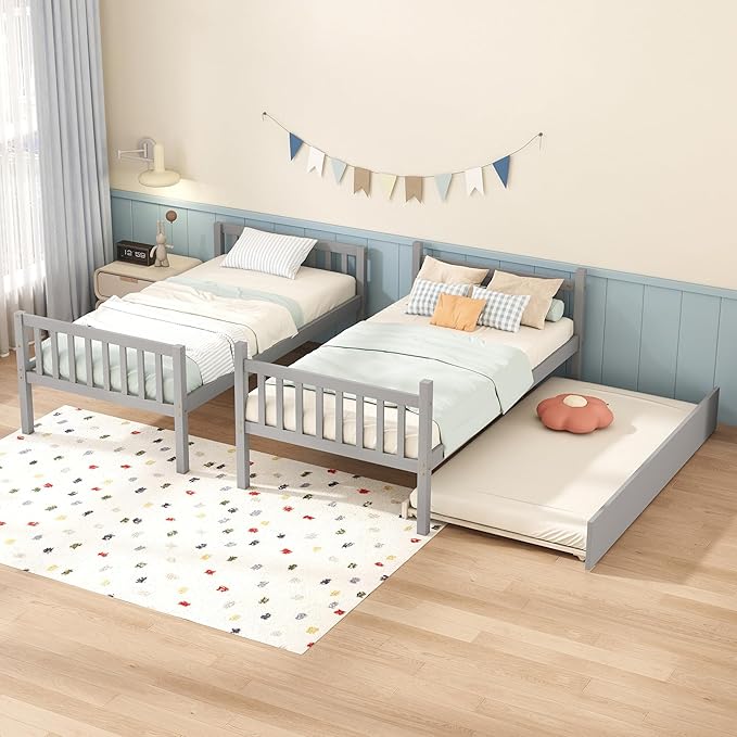 Bellemave Twin Over Twin Bunk Bed - Image 4