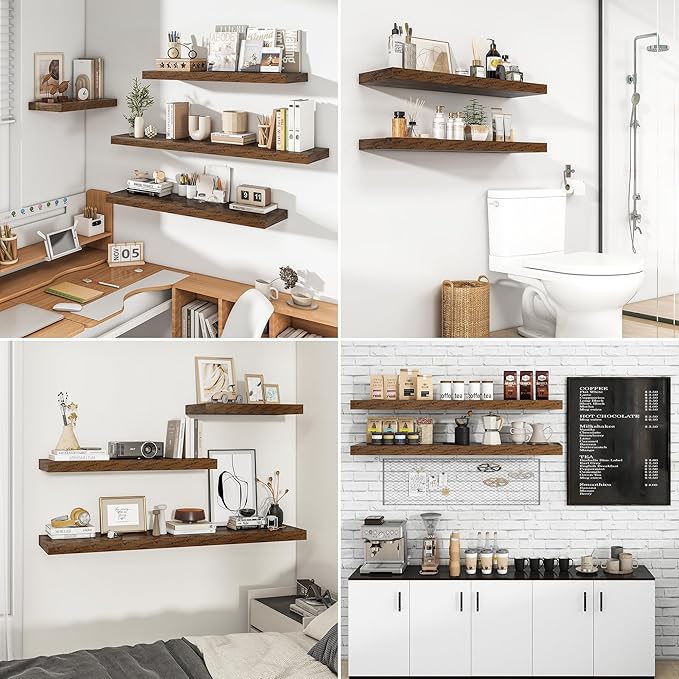 RICHFOCUS 72Inch Floating Shelves - Image 7